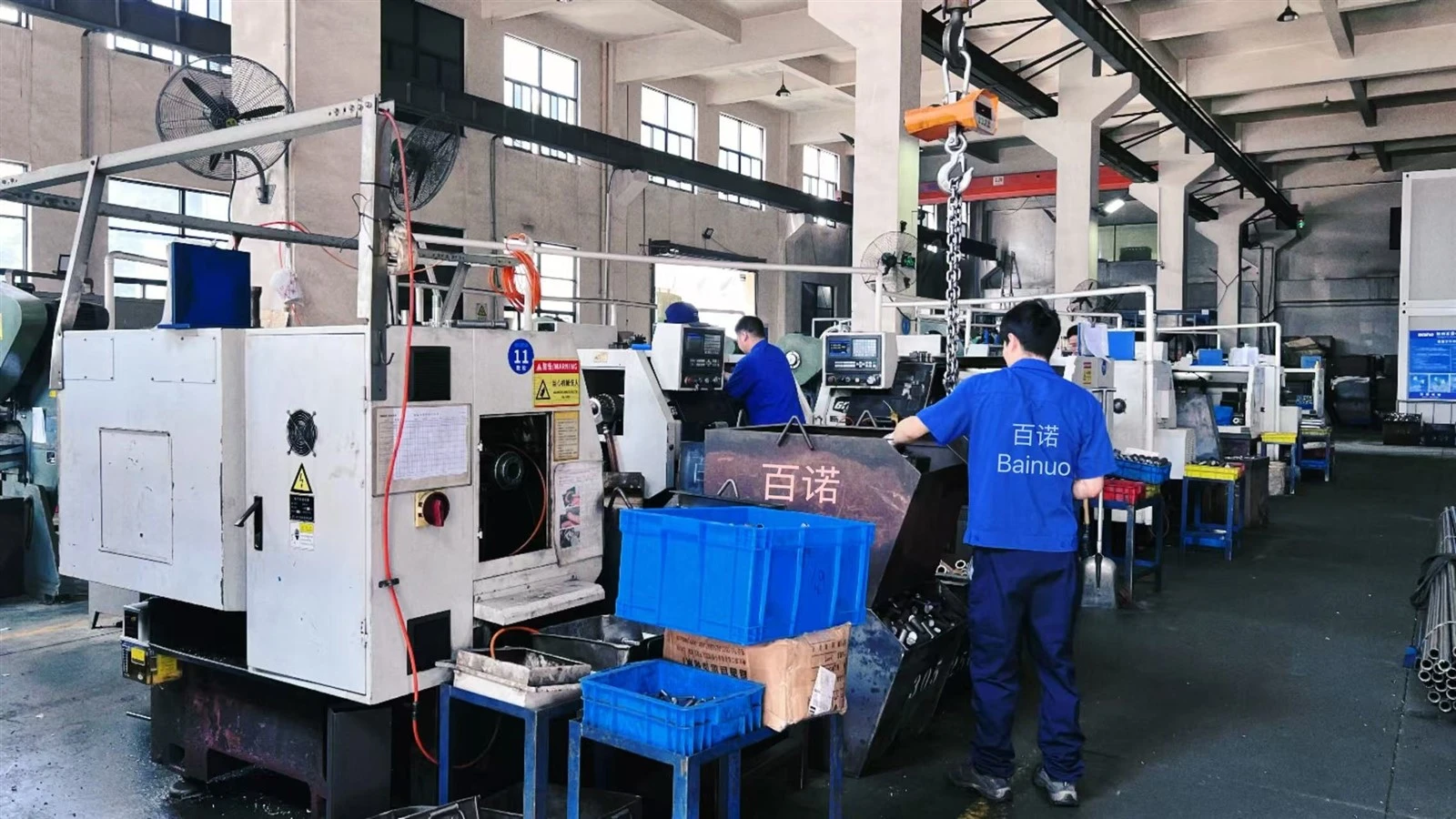 Bainuo factory equipment.jpg Bainuo factory equipment.jpg